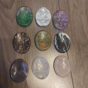 Crystal Palm Stones - * Priced PER EACH *